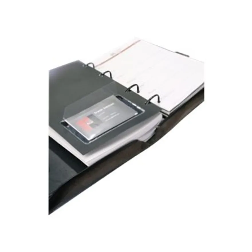 Durable Pocketfix Plus - 10 Pochettes adhésives 57x90 mm avec rabat