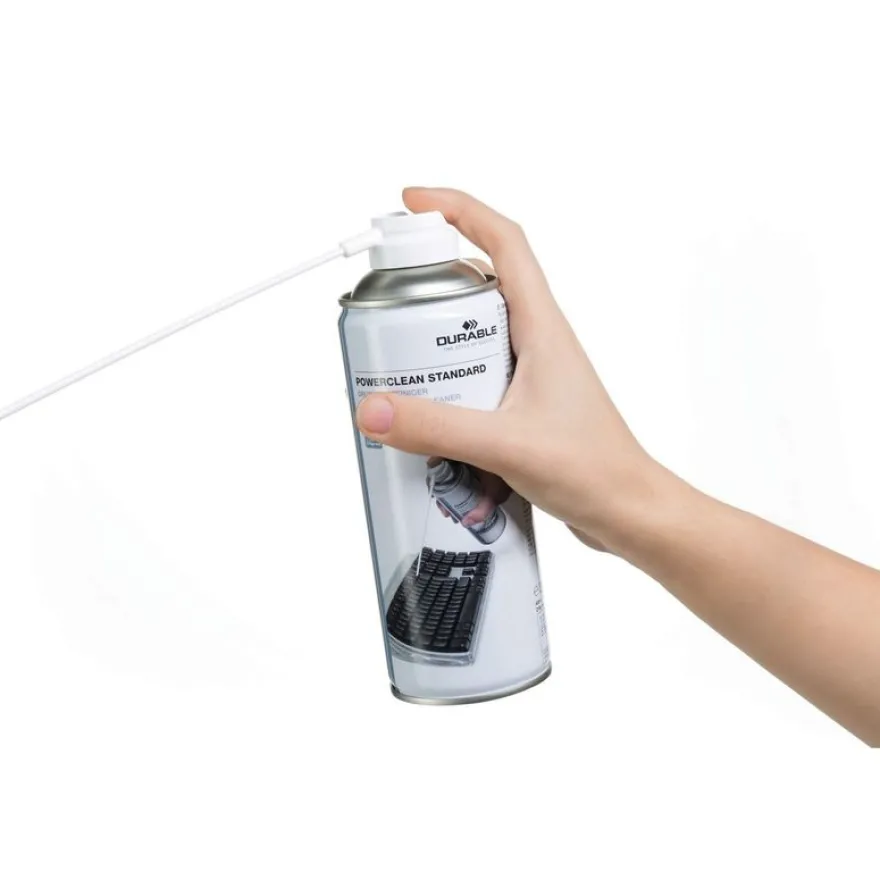 Durable Powerclean - gaz dépoussiérant - lot de 2 - 400 ml