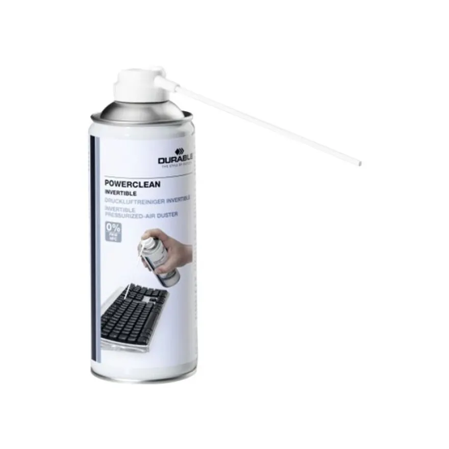 Durable Powerclean - gaz dépoussiérant - 350 ml