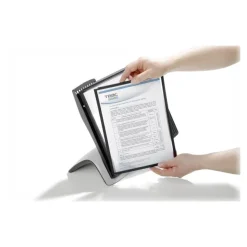 Durable Sherpa - Pupitre de table (lutrin) avec 10 pochettes A4