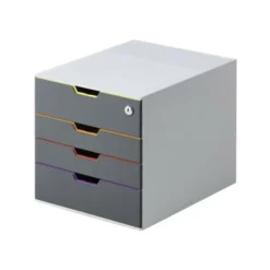 Durable Varicolor Safe - Module de classement 4 tiroirs - multicolore