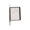 Durable Vario - Support mural magnétique avec 5 pochettes A4 - noir