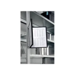 Durable Vario - Support mural magnétique avec 5 pochettes A4 - noir