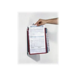 Durable Vario - Support mural de consultation avec 10 pochettes A4 - couleurs assorties