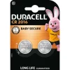 DURACELL CR2016 - 2 piles boutons - 3V