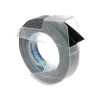 Dymo - Ruban d'étiquettes auto-adhésives 3D - 1 rouleau (9 mm x 3 m) - fond noir