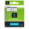 Dymo D1 - Ruban d'étiquettes auto-adhésives - 1 rouleau (12 mm x 7 m) - fond transparent écriture noire