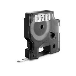 Dymo D1 - Ruban d'étiquettes auto-adhésives - 1 rouleau (6 mm x 7 m) - fond blanc écriture noire