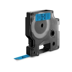 Dymo D1 - Ruban d'étiquettes auto-adhésives - 1 rouleau (9 mm x 7 m) - fond bleu écriture noire