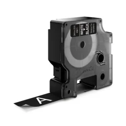 Dymo D1 - Ruban d'étiquettes auto-adhésives - 1 rouleau (19 mm x 7 m) - fond noir écriture blanche