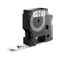 Dymo D1 - Ruban d'étiquettes auto-adhésives - 1 rouleau (19 mm x 7 m) - fond blanc écriture noire