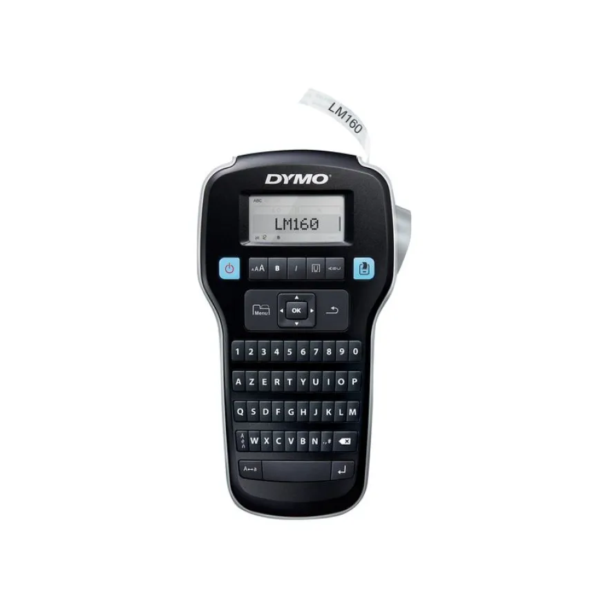 Dymo LabelManager 160 - Étiqueteuse - imprimante d'étiquettes - impression par transfert thermique (Pack étiqueteuse + 3 rubans D1)