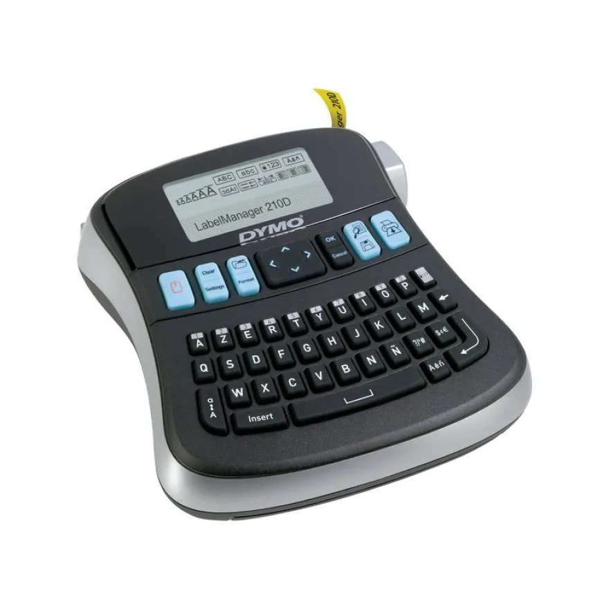 Dymo LabelManager 210D - Étiqueteuse - imprimante d'étiquettes monochrome - impression par transfert thermique