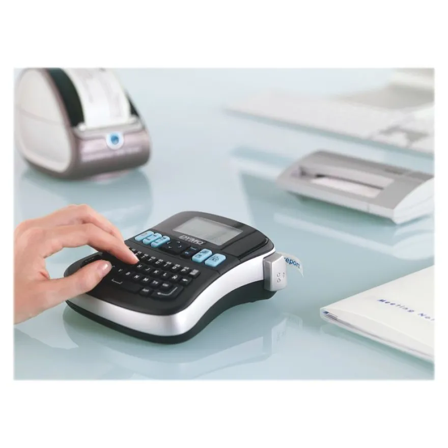 Dymo LabelManager 210D - Étiqueteuse - imprimante d'étiquettes monochrome - impression par transfert thermique