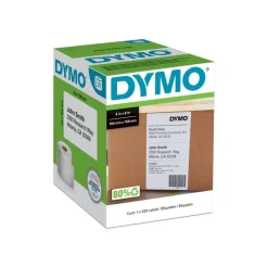 DYMO LabelWriter Extra Large - Ruban d'étiquettes auto-adhésives - 6 rouleau de 220 étiquettes (104 x 159 mm) - blanc
