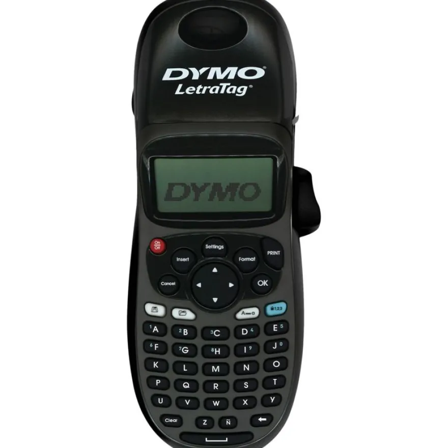 Dymo LetraTag LT-100H Black édition - Étiqueteuse - imprimante d'étiquettes monochrome - impression par transfert thermique