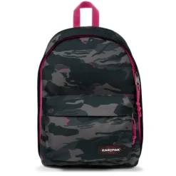 EASTPAK Out Of Office - Sac à dos camouflage noir/gris avec compartiment pour ordinateur portable