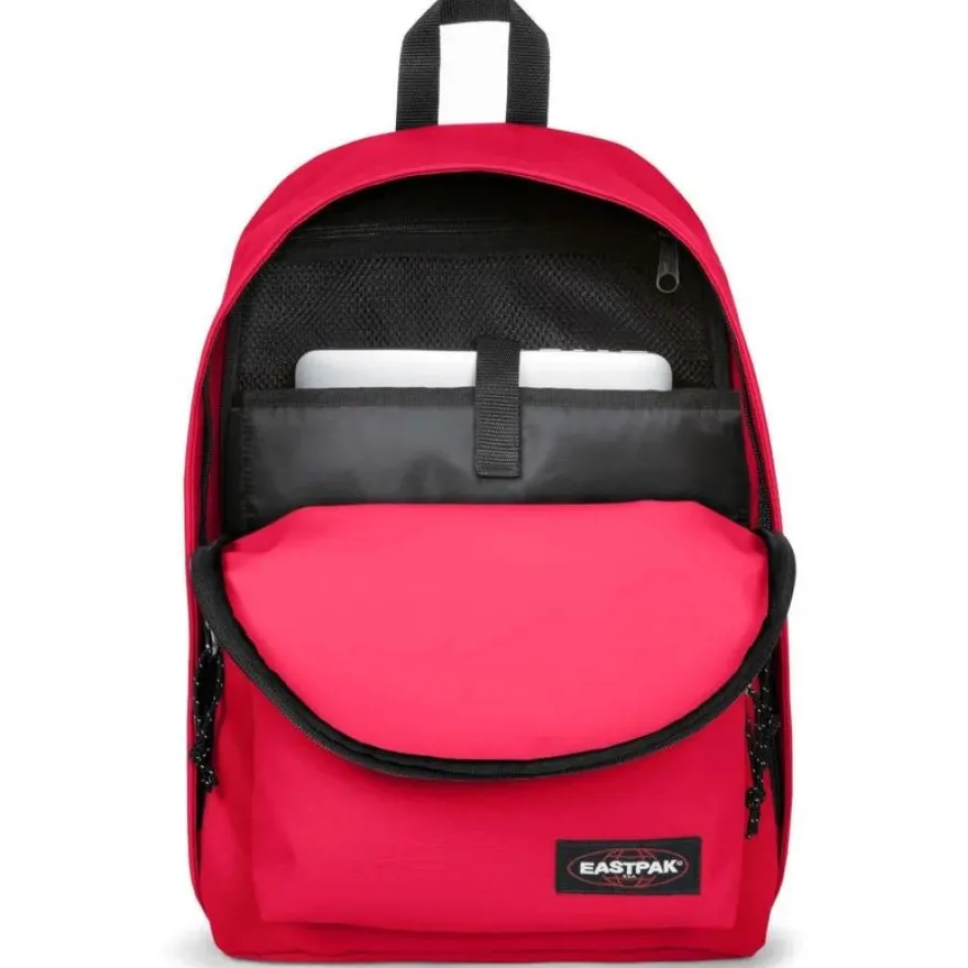 EASTPAK Out Of Office - Sac à dos rose hibiscus avec compartiment pour ordinateur portable