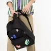 EASTPAK Out Of Office - Sac à dos patched black avec compartiment pour ordinateur portable