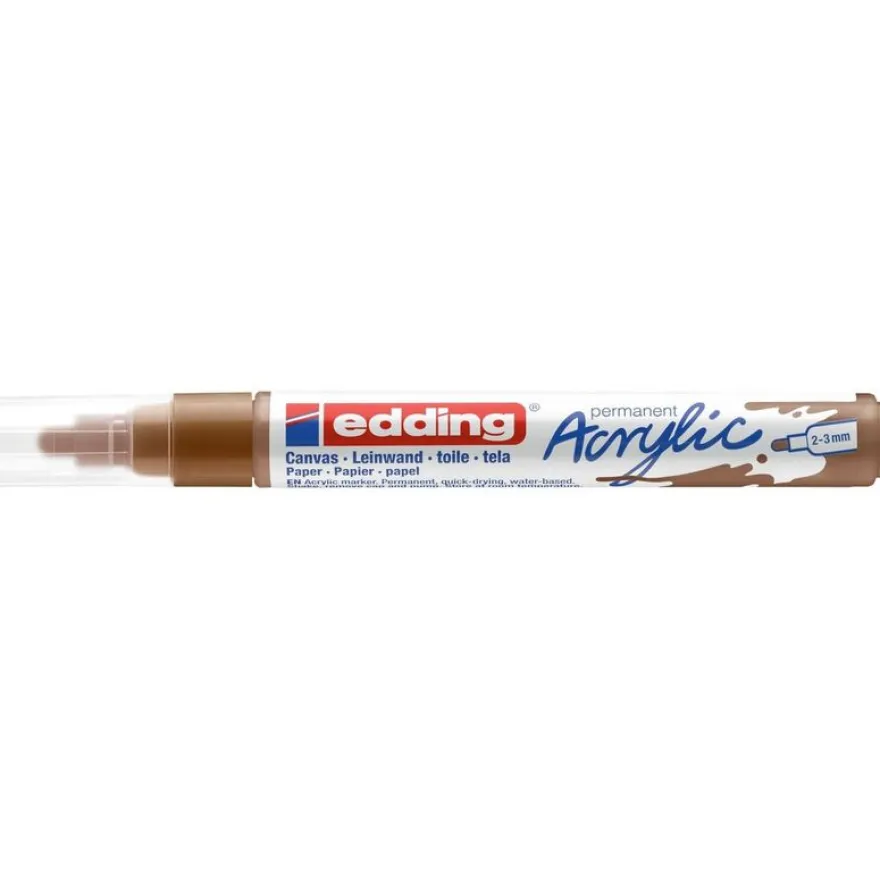 Edding 5100 - Marqueur acrylique - noisette