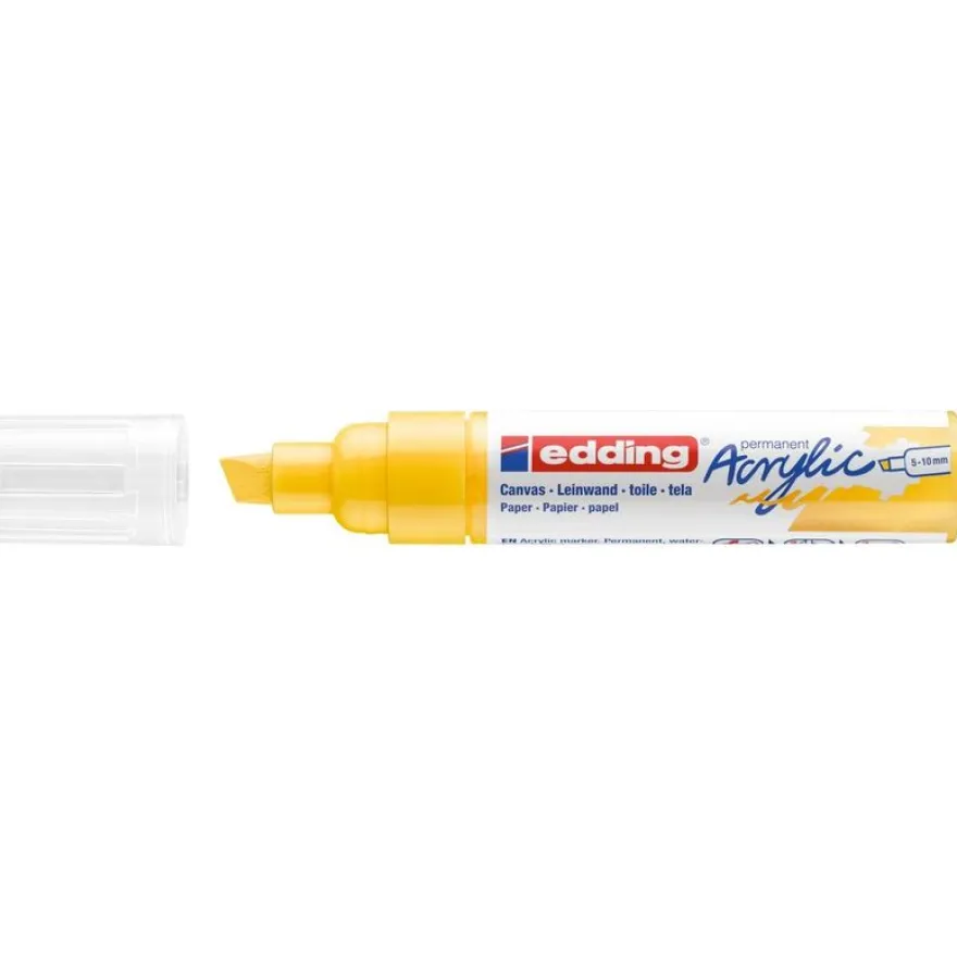 Edding 5000 - Marqueur acrylique - jaune