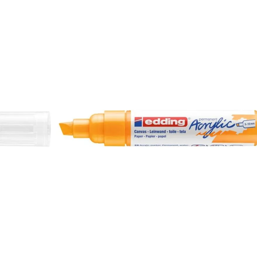 Edding 5000 - Marqueur acrylique - jaune soleil