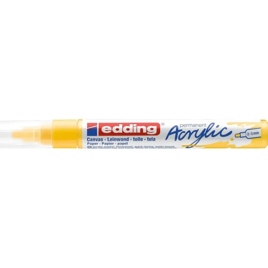 Edding 5100 - Marqueur acrylique - jaune