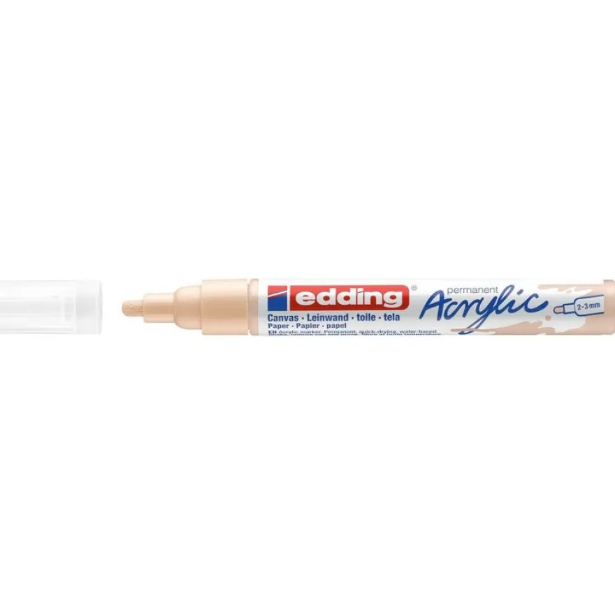 Edding 5100 - Marqueur acrylique - beige