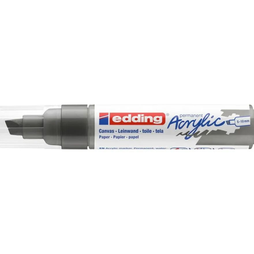 Edding 5000 - Marqueur acrylique - gris anthracite