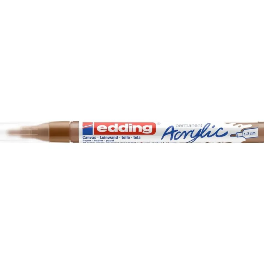 Edding 5300 - Marqueur acrylique - noisette