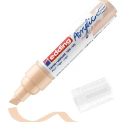 Edding - Marqueur Acrylique e-5000 Beige chaud - Pointe Large Biseautée 5-10 mm