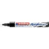 Edding - Marqueur Acrylique e-5100 Noir foncé Mat - Pointe Ogive 2-3 mm