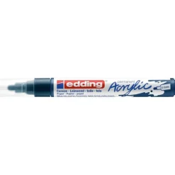 Edding - Marqueur Acrylique e-5100 Bleu nuit Mat - Pointe Ogive 2-3 mm