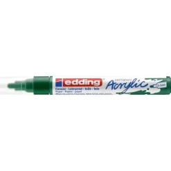 Edding - Marqueur Acrylique e-5100 Vert mousse Mat - Pointe Ogive 2-3 mm
