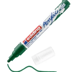 Edding - Marqueur Acrylique e-5100 Vert mousse Mat - Pointe Ogive 2-3 mm