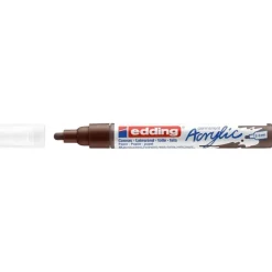 Edding - Marqueur Acrylique e-5100 Chocolat Mat - Pointe Ogive 2-3 mm