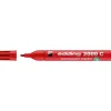 Edding - Marqueur Permanent en Aluminium recyclé e-2000C Rouge - Pointe Ogive 1,5-3 mm