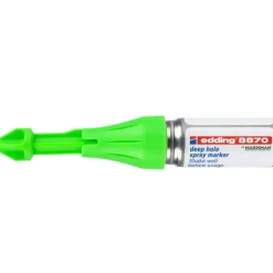 edding - Marqueur Spray Zones Inaccessibles e-8870 Vert Fluo - Pulvérisation jusqu'à 50 mm