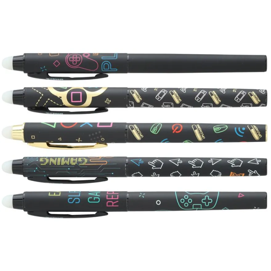 Effacink métal INK "Let's Play" 5 designs assortis