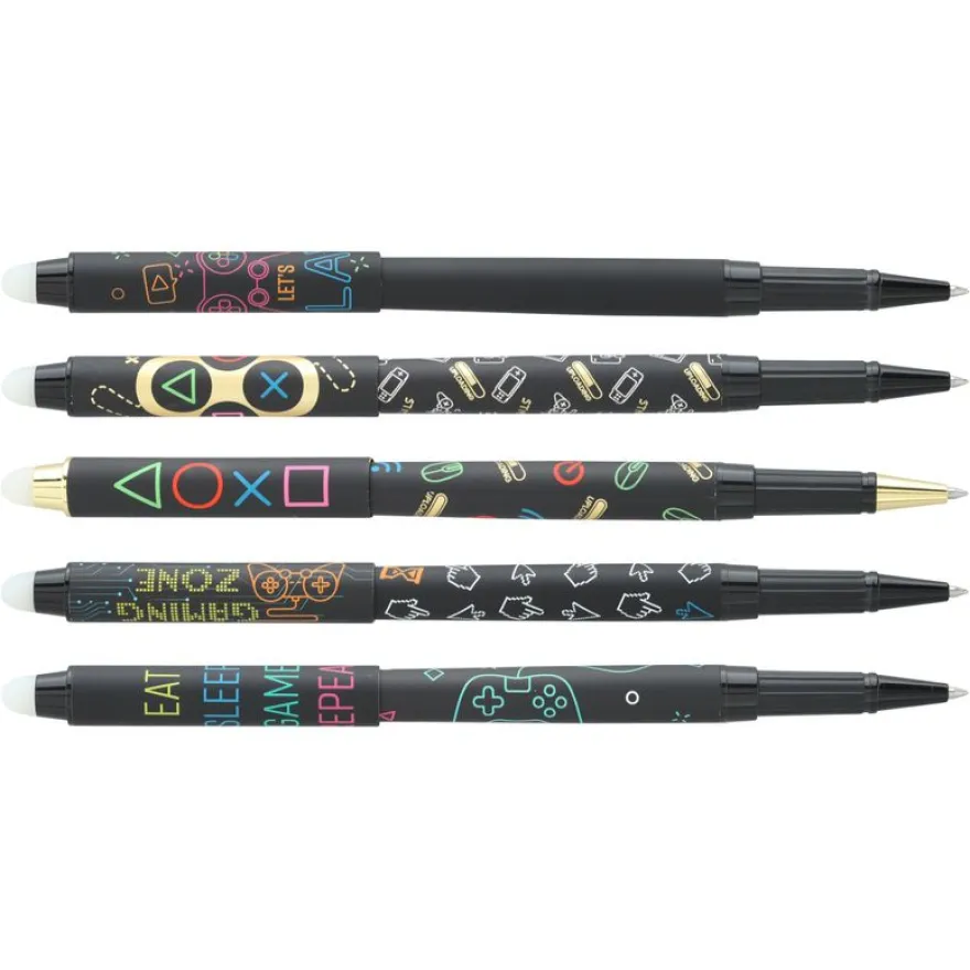 Effacink métal INK "Let's Play" 5 designs assortis