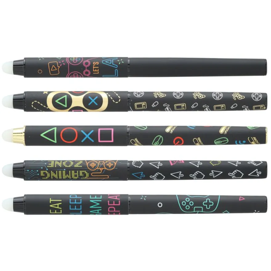 Effacink métal INK "Let's Play" 5 designs assortis