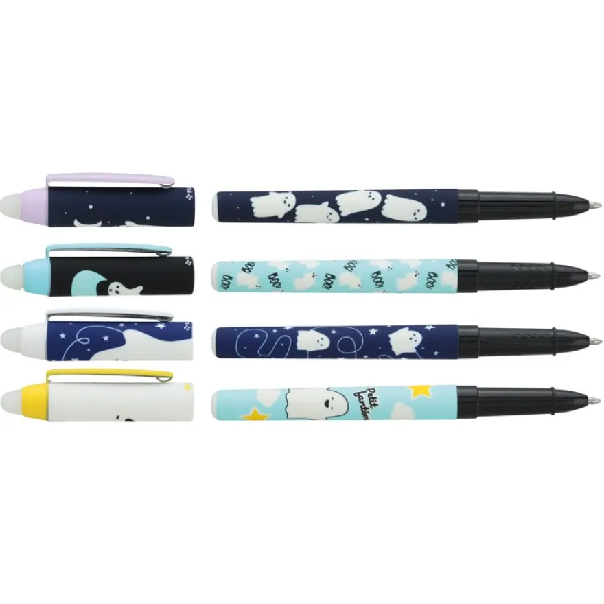 Effacink plastique INK Petit fantôme 4 designs assortis