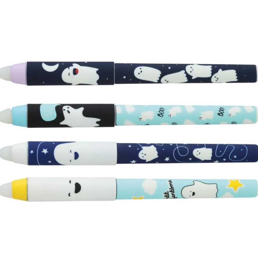 Effacink plastique INK Petit fantôme 4 designs assortis