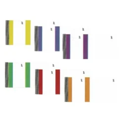 ELVE - 10 Blocs vendeurs de 100 tickets - 60 x 135 mm - numéroté - couleurs assorties