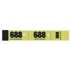 ELVE - 20 Carnets de 50 tickets de vestiaire 3 volets - 30 x 200 mm - numéroté - jaune