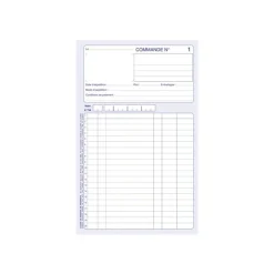 ELVE - 10 Manifolds Carnets de commandes - 50 dupli - 21 x 14 cm