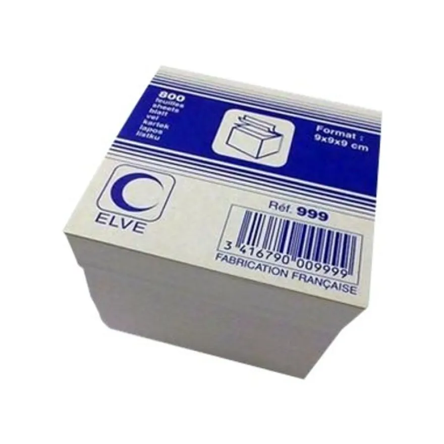 ELVE - Bloc Cube - 90 x 90 mm - blanc