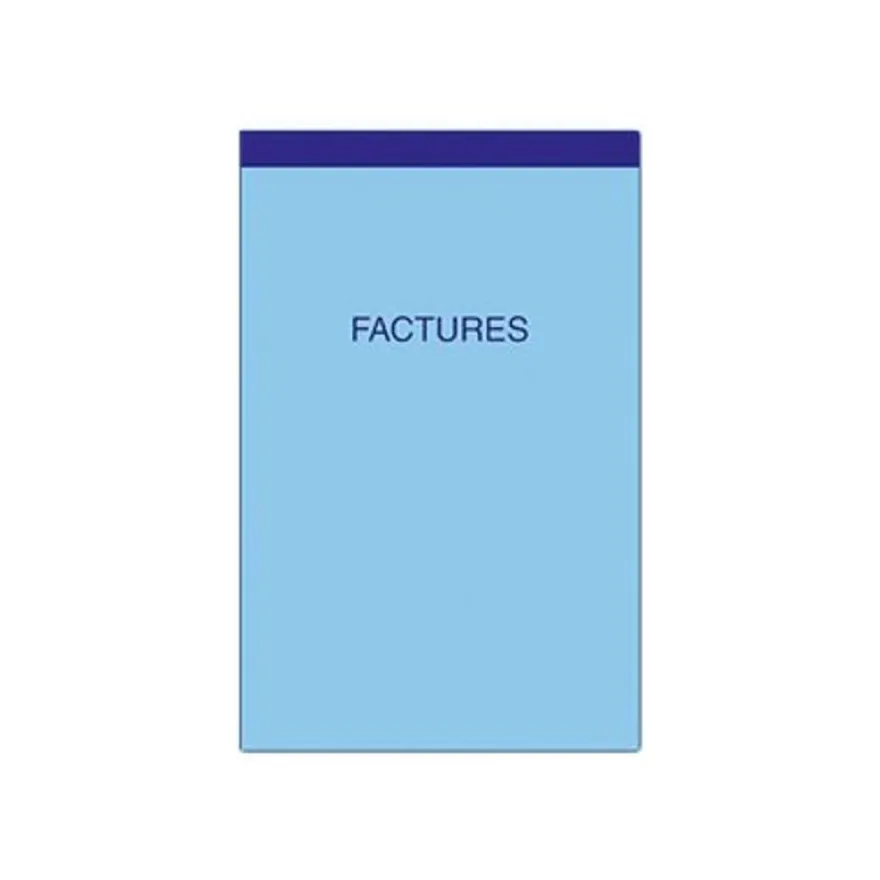 ELVE - Bloc de Factures - 50 dupli - 10 x 15,5 cm