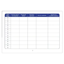 ELVE - Carnet de bord véhicule de service - 15 x 21 cm