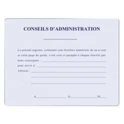 ELVE - Classeur de conseil d'administrations avec recharge - A4